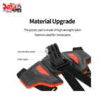 2nd generation helmet mount for action camera - 7