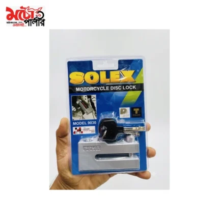 Solex 9030 disc lock on motorcycle brake disc