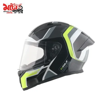 VEGA Bolt Tron full face helmet Black Neon
