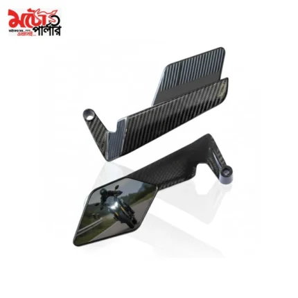 stylish carbon rear view mirror - 2