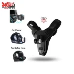 black helmet chin mount for action camera - 4