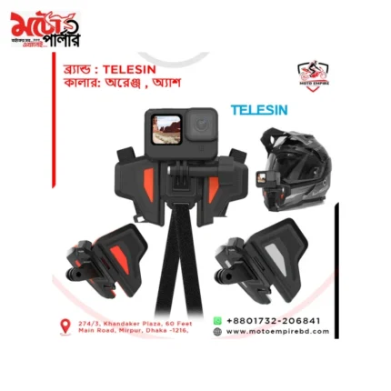 2nd generation helmet mount for action camera