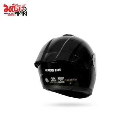 AEROSTAR AXTER Glossy Black full face helmet - 2