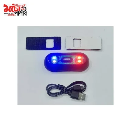 KOSO helmet light USB charging LED safety light - 2
