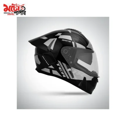 AEROSTAR AXTER D8 full face helmet black grey - 2