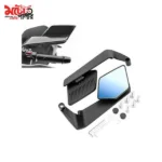 stylish rear mirror black - 2