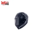 MT Stinger 2 full face helmet glossy white black - 3