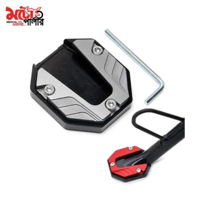 CNC aluminum motorcycle side stand cover - 2