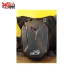 DCS Carbon Fiber Thigh Bag on motorcycle - 4