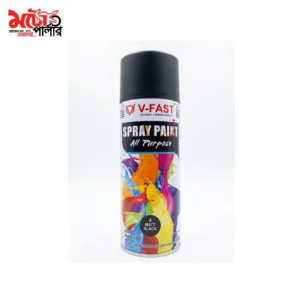 V-Fast Black Matt Spray Paint