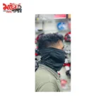 classic black bandana for motorcycle riding