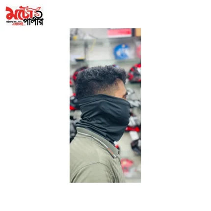 classic black bandana for motorcycle riding