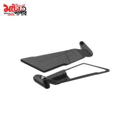 CNC stealth motorcycle rear view mirror