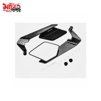 carbon style motorcycle rear view mirror