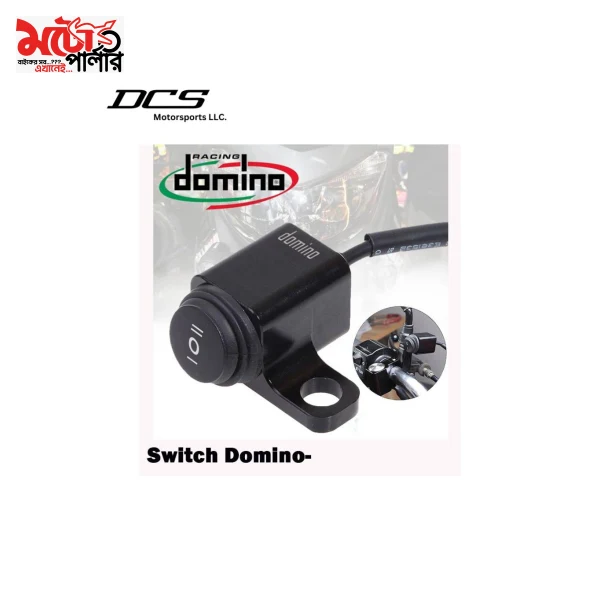 Domino Universal Motorcycle Handlebar ON/OFF Switch Domino universal motorcycle handlebar ON/OFF switch