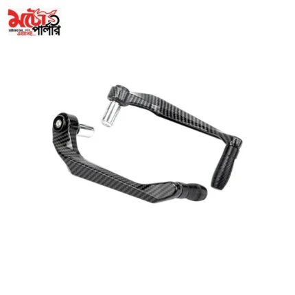 carbon style motorcycle lever guard - 2