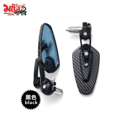 motorcycle handlebar end mirror carbon
