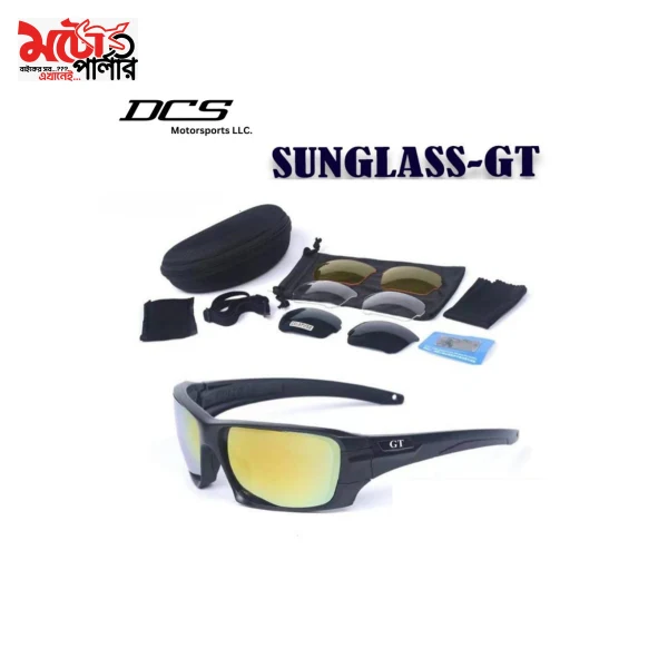 GT Zoom Motorcycle Riding Sunglasses with 5 Lenses GT Zoom Motorcycle Riding Sunglasses