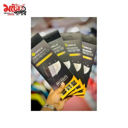 ORCA photochromic visor protector for motorcycle helmet