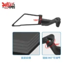 CNC stealth motorcycle rear view mirror - 4