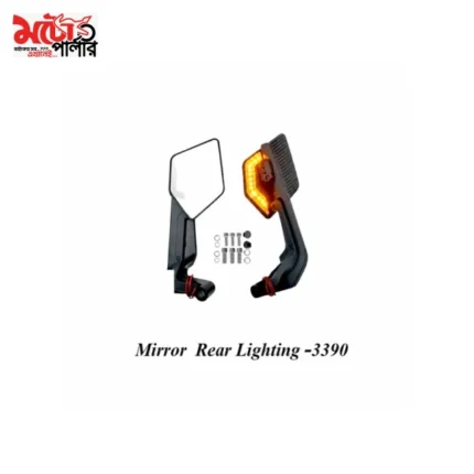 Mirror Rear Lighting-3390 motorcycle rearview mirrors