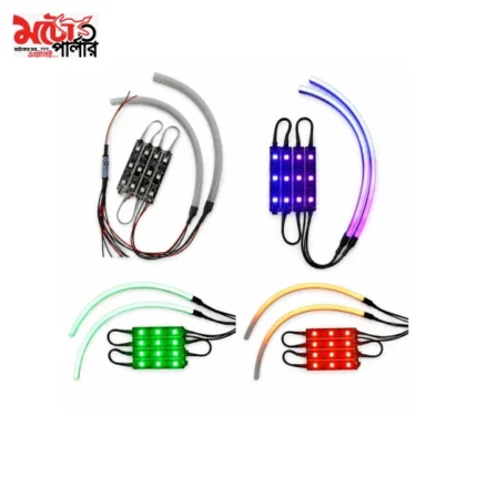 motorcycle RGB DRL LED light kit - 2