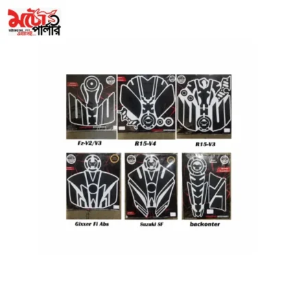 motorcycle tank pad sticker