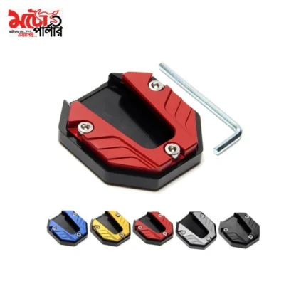 CNC aluminum motorcycle side stand cover
