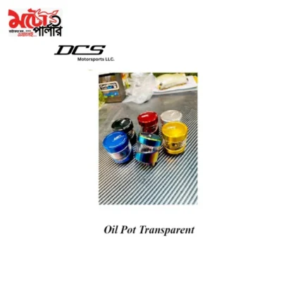 transparent motorcycle AEM oil pot