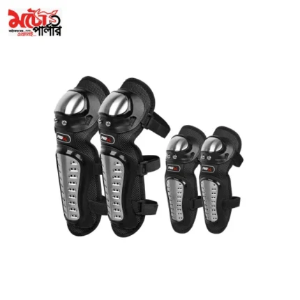 ProBiker ProX Stainless Steel Elbow and Knee Guard Set