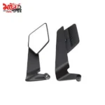 stylish rear mirror black - 3