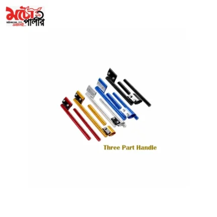 three part motorcycle handlebar