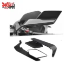 stylish rear mirror black - 5